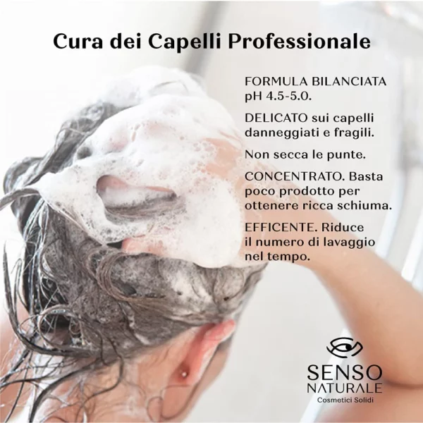 cura dei capelli shampoo solido