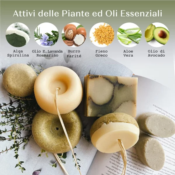 ingredienti shampoo solido rigenerante senso naturale