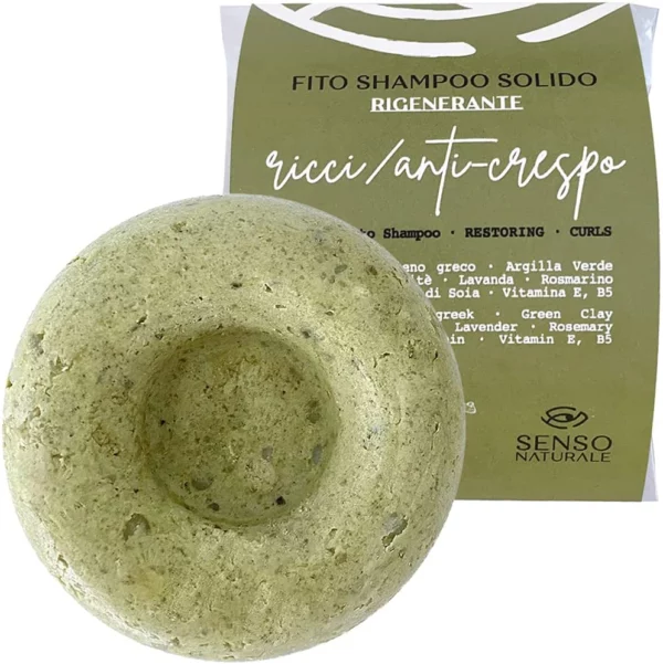 shampoo solido capelli ricci anticrespo senso naturale