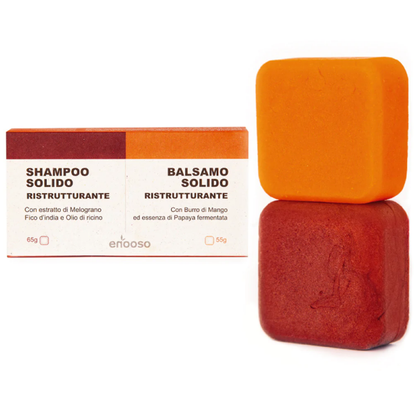 shampoo solido e balsamo solido bio