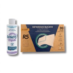 Kit bucato profumato - bucato fresco e delicato - R5 e Wave