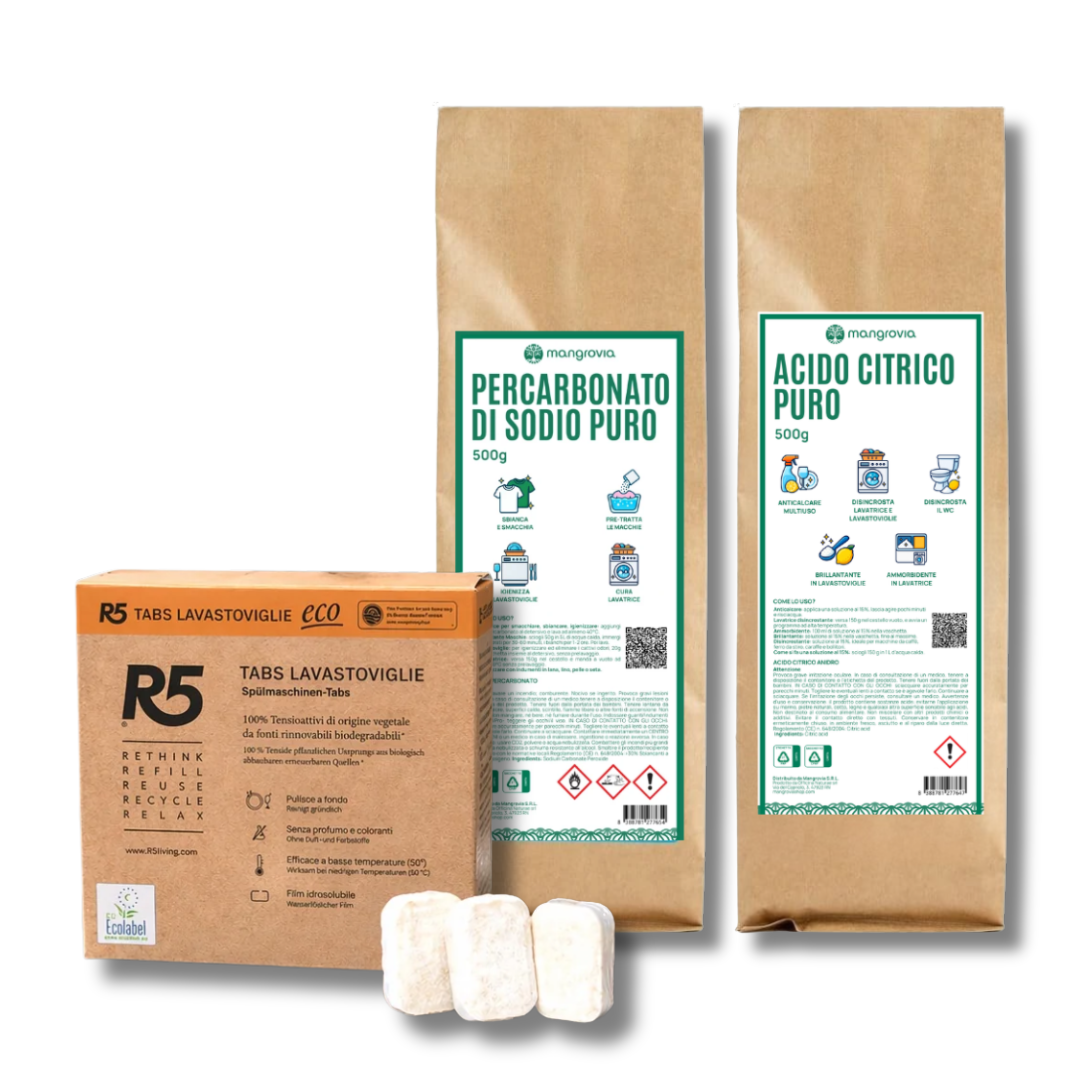 Kit Pulizia della Lavastoviglie e Piatti Super Efficace - R5 Living