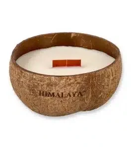candela profumata naturale artigianale equo solidale al profumo di vaniglia o lemongrass
