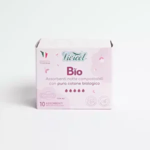 Assorbenti Notte con Ali in cotone | Flusso Abbondante - Vivicot