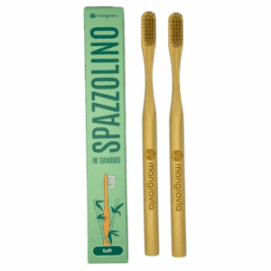 Spazzolino Ecologico in Bambù - Mangrovia - Morbide, Set da 2