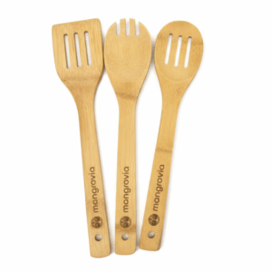 mestoli in legno di bambù