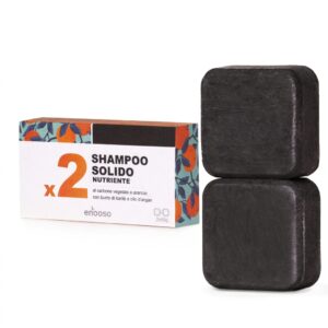 shampoo solido x2 purificante e nutriente al carbone vegetal gallery 0 main white