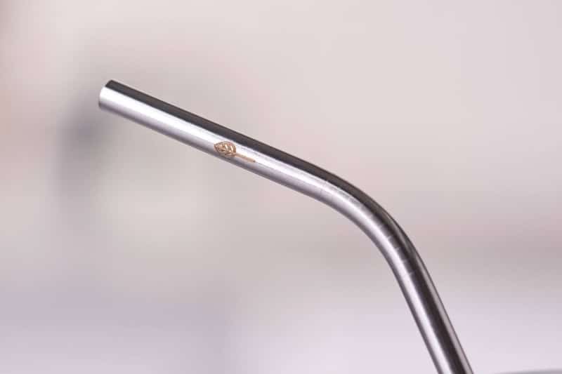 Cannucce in acciaio inox con spazzola per la pulizia, set di 4, 21,5 cm -  PEARL