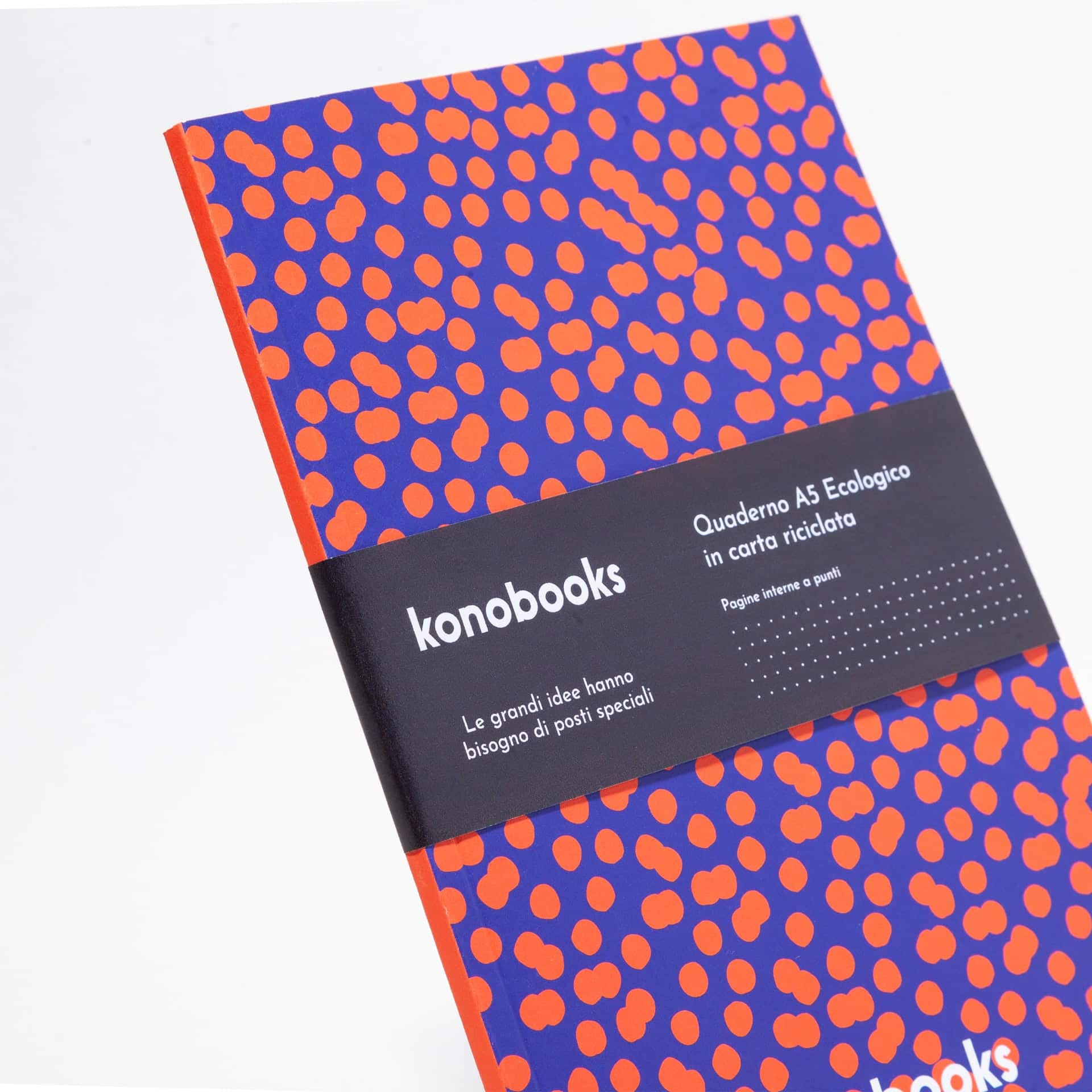 FleckO  Quaderno Puntinato in carta riciclata - Konobooks - Mangrovia