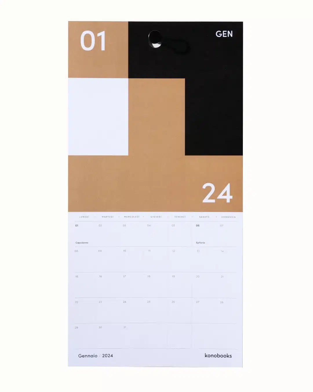 Calendario 2024 da Parete in carta riciclata - Konobooks - Mangrovia