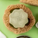 portasapone naturale in luffa per doccia