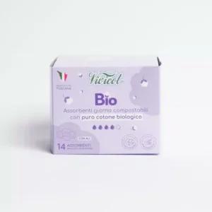 Assorbenti di cotone compostabili Giorno - Vivicot