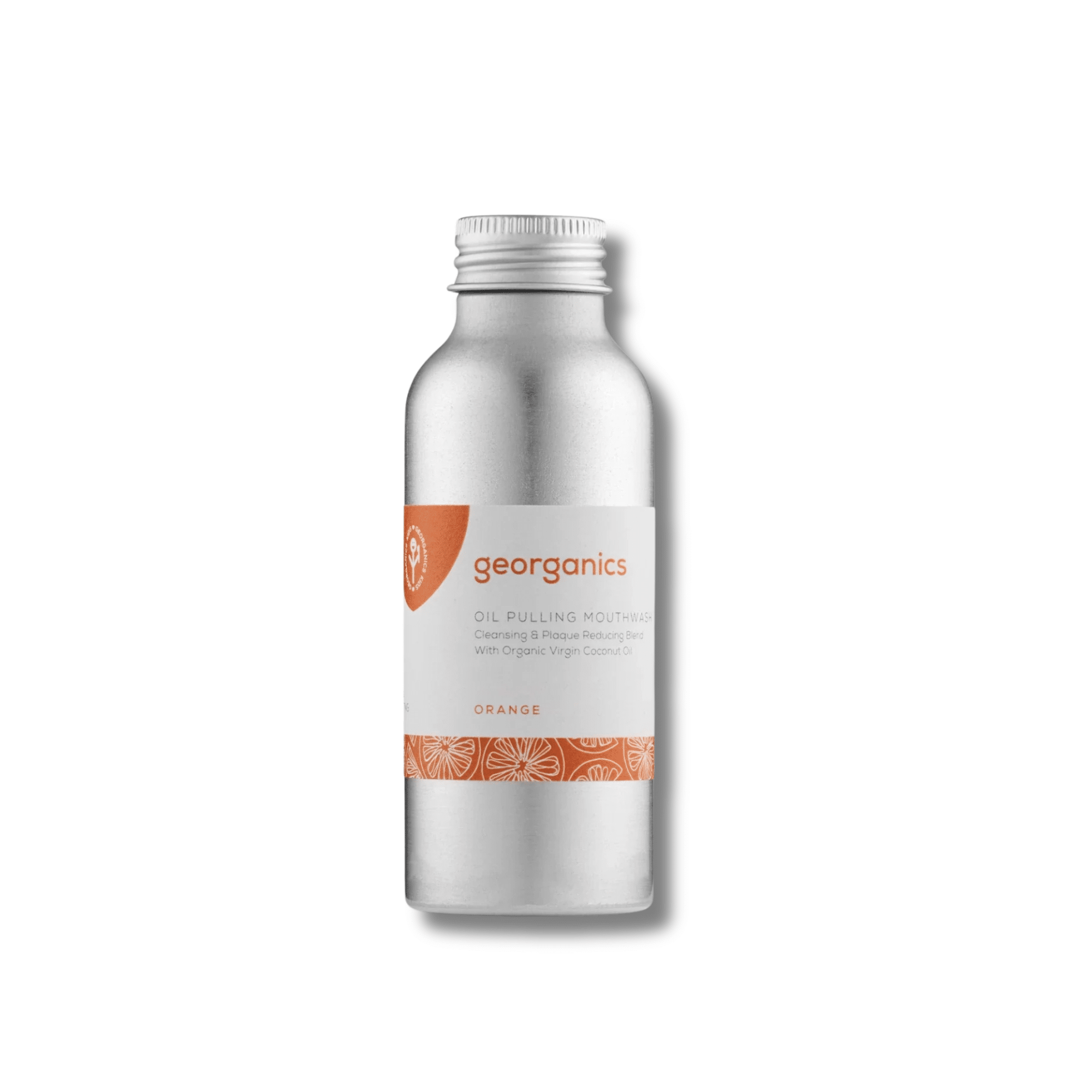 오일 풀링: 천연 구강청결제 100 ml - Georganics, 오렌지 맛