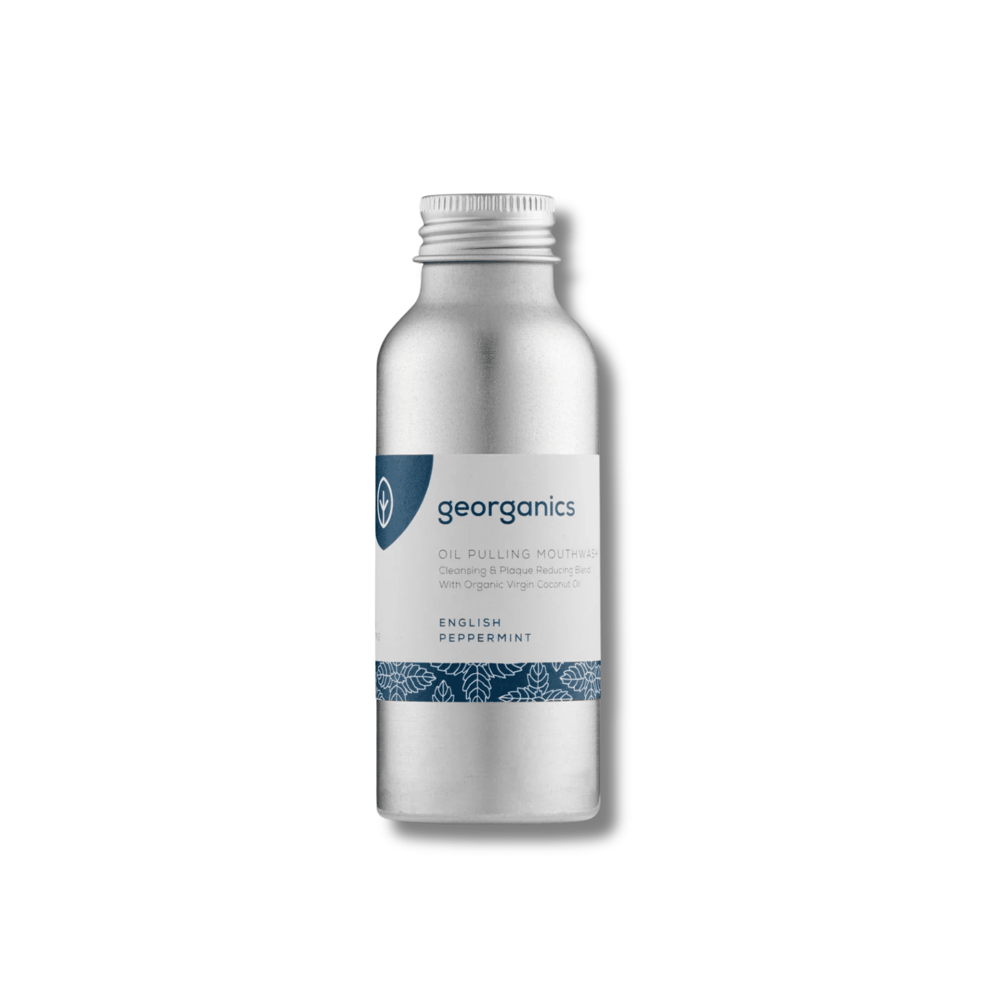 오일 풀링: 천연 구강청결제 100 ml - Georganics, 페퍼민트 맛