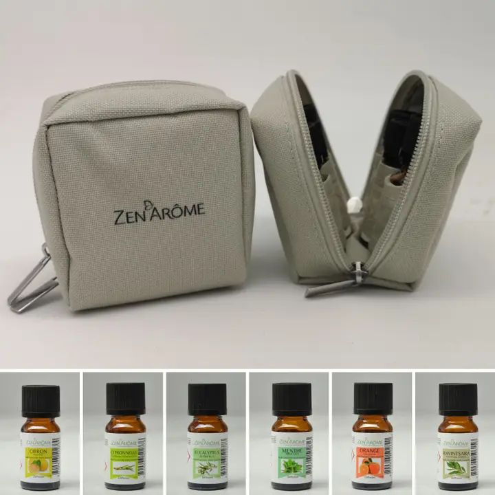 Natural essential oils - Zen'Arôme, Aromas Kit with oil case