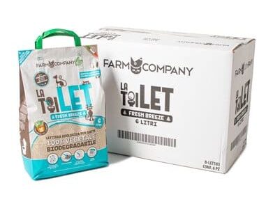 Lettiera Vegetale Biodegradabile La Toilet Profumata - Farm Company