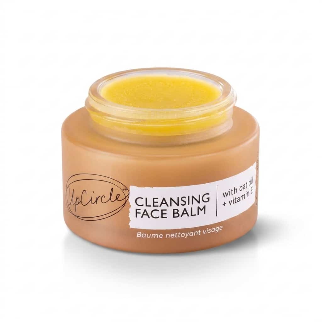 cleansing balm with upcycled apricot kernels gallery 5 hero white